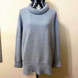 NWOT Theo & Spence Turtleneck Sweater with side slits 2X